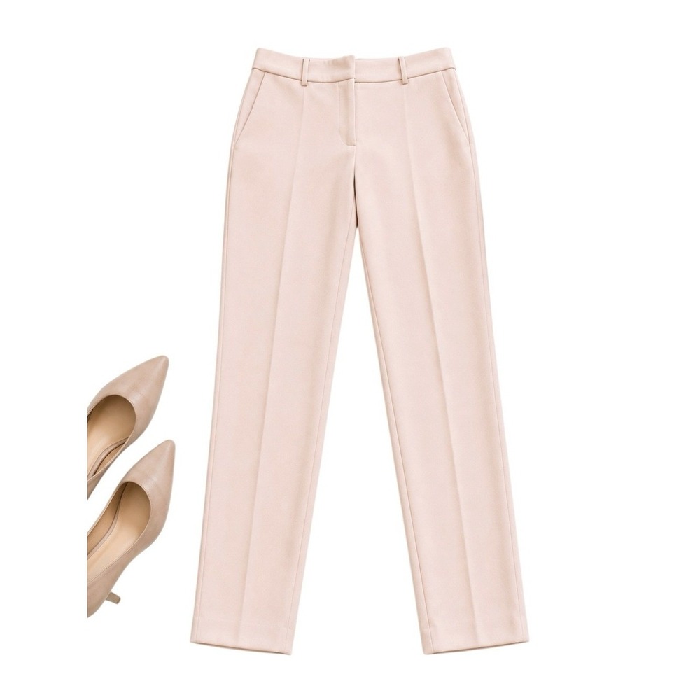 J.Crew 365 Cameron Crop Pants Blush Pink Stretch Career Ankle Women Size 2